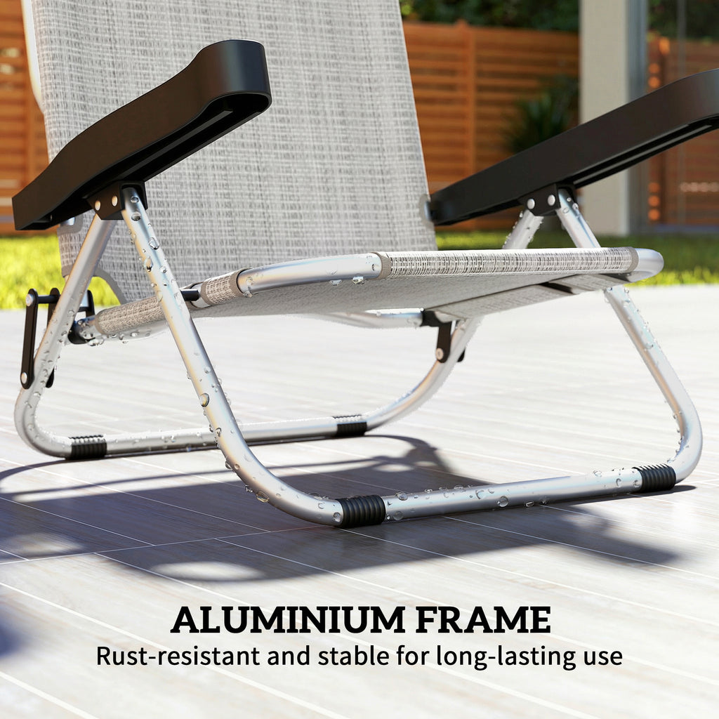 Folding Beach Chair Set of 2, Reclining Backpack Beach Camping Chairs with 4-Position Adjustable Backrest