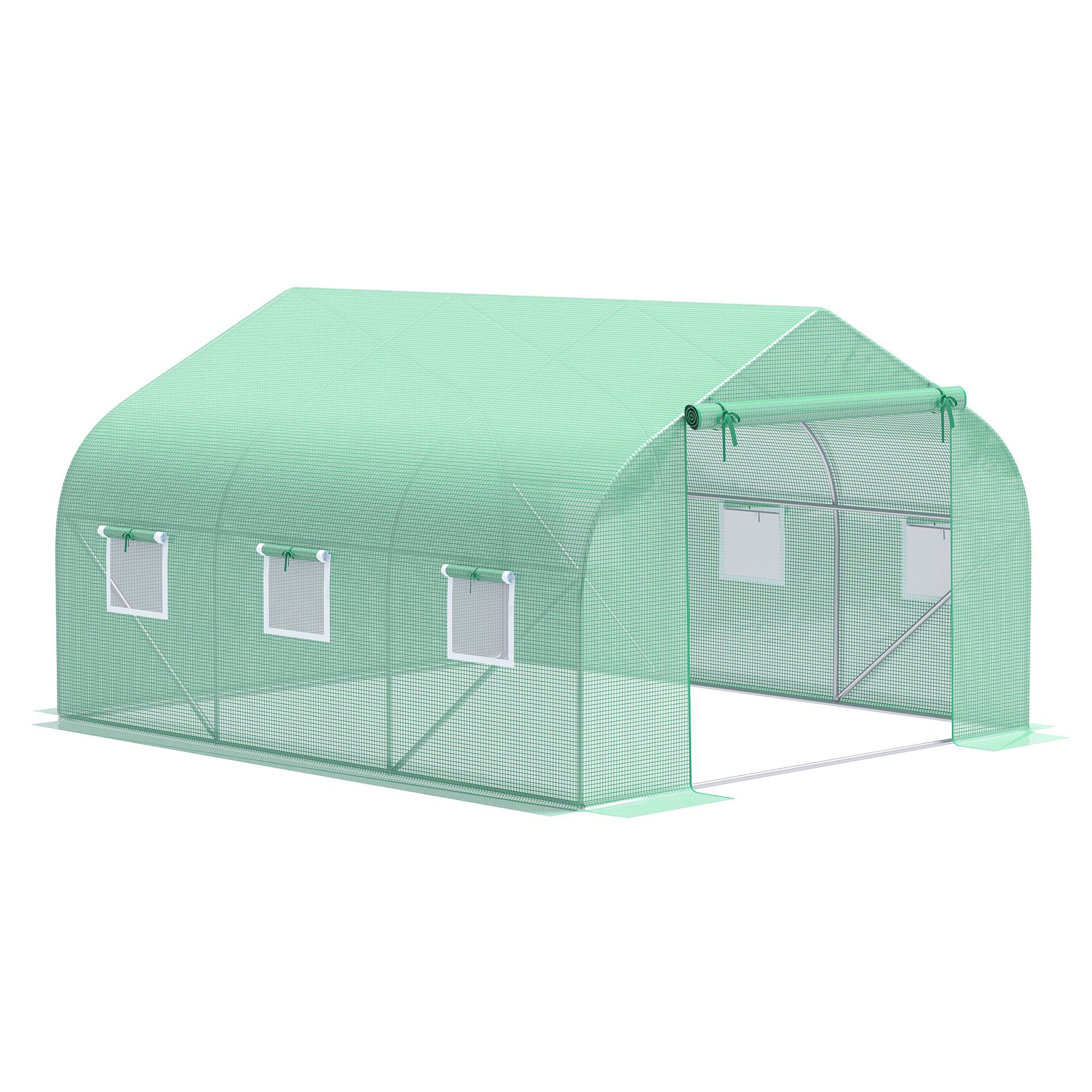 Outdoor Greenhouse Walk-In Greenhouse Portable Greenhouse Canada Garden Plant Flower Seed Greenhouse W/ Premium Steel Frame
