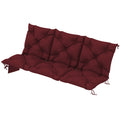 Bench Cushion Water-Repellent Outdoor Furniture Pad Seater Swing Chair 59.1" x 39.4" Wine Red