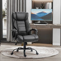 Vinsetto black massage office chair with high back and 6-point vibration