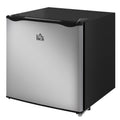 1.1 Cu. Ft. Mini Freezer, Compact Upright Freezer with Reversible Door, Removable Shelf, Adjustable Temperature, Silver