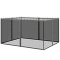 Replacement Mosquito Netting for Gazebo 10' x 13' Black Screen Walls for Canopy with Zippers