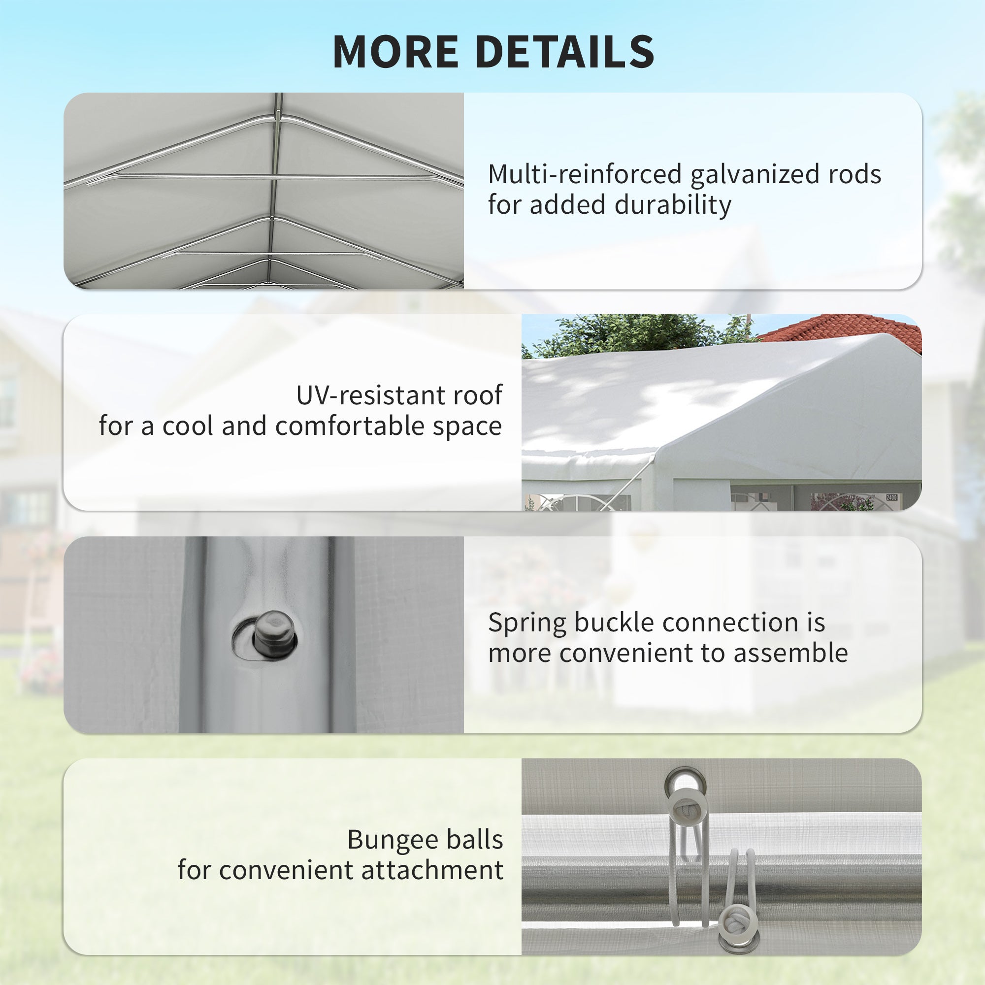 23' x 39' Party Tent, Heavy Duty Outdoor Canopy Tent Shelter with 2 Doors and 12 Windows for Parties, Events, White