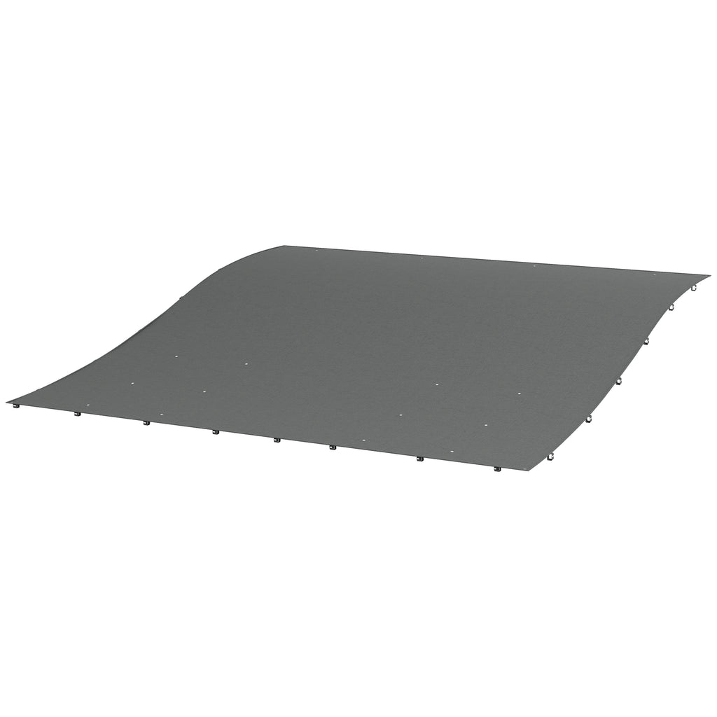 Pergola Canopy Replacement, Pergola Shade Cover for 10' x 10' Pergola ( 84C-038 Series), Dark Grey