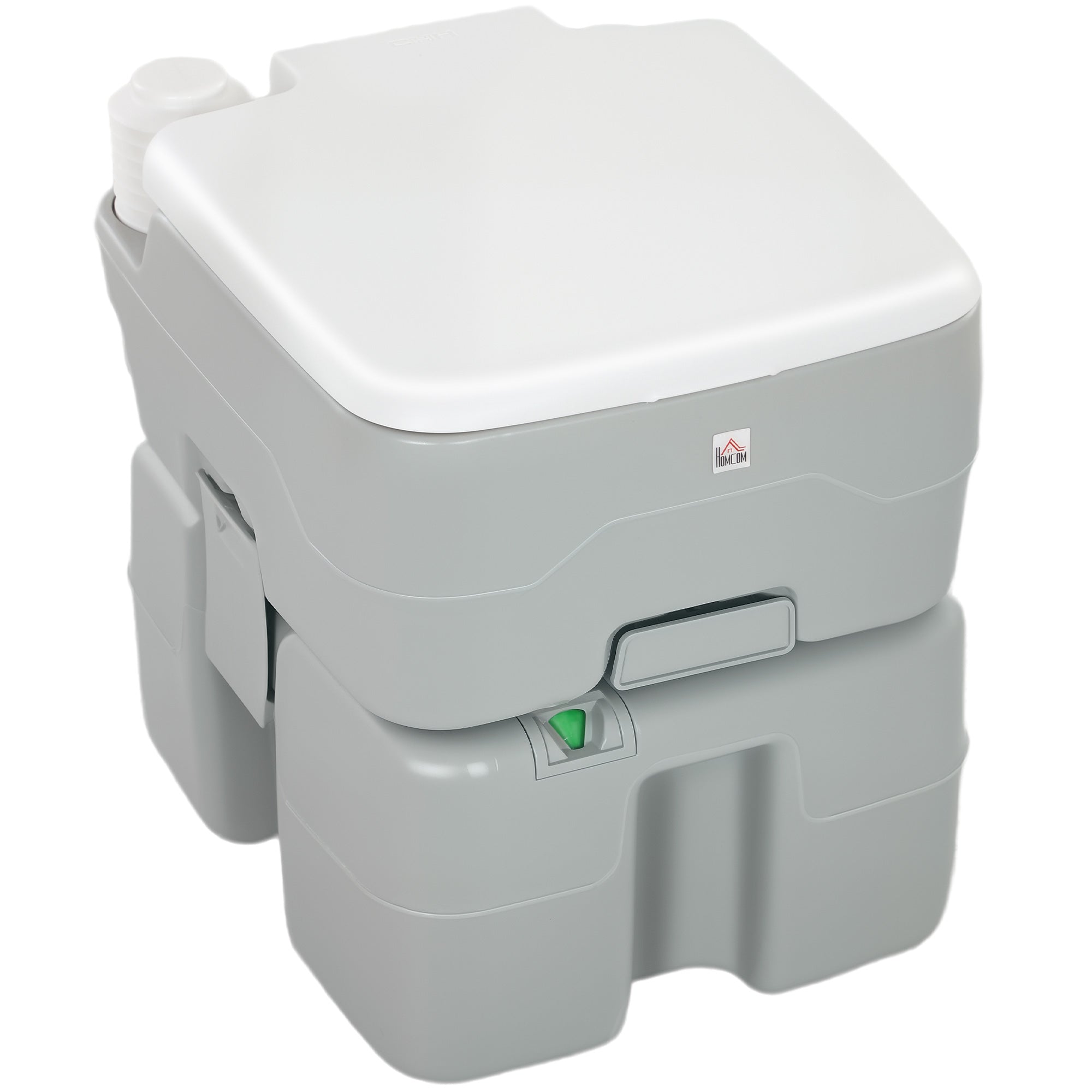 Outdoor Portable Travel Toilet Flushable Tank with Level Indicator  3 Way Pistol for Camping Boating Roadtripping 5.3 Gallon (20L)