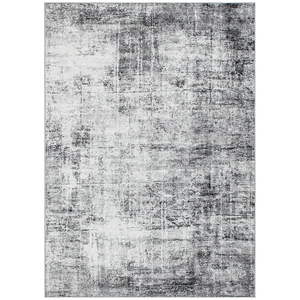 Area Rug for Living Room 9x12, Modern Abstract Machine Washable Rug, Non-Slip Carpet for Bedroom, Dining Room, Grey