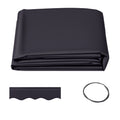 11' x 10' Retractable Awning Fabric Replacement Outdoor Sunshade Canopy Awning Cover, UV Protection, Grey