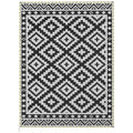 Outdoor Rug Carpet Reversible Plastic Straw Rug with LED Lights 12' x 9'