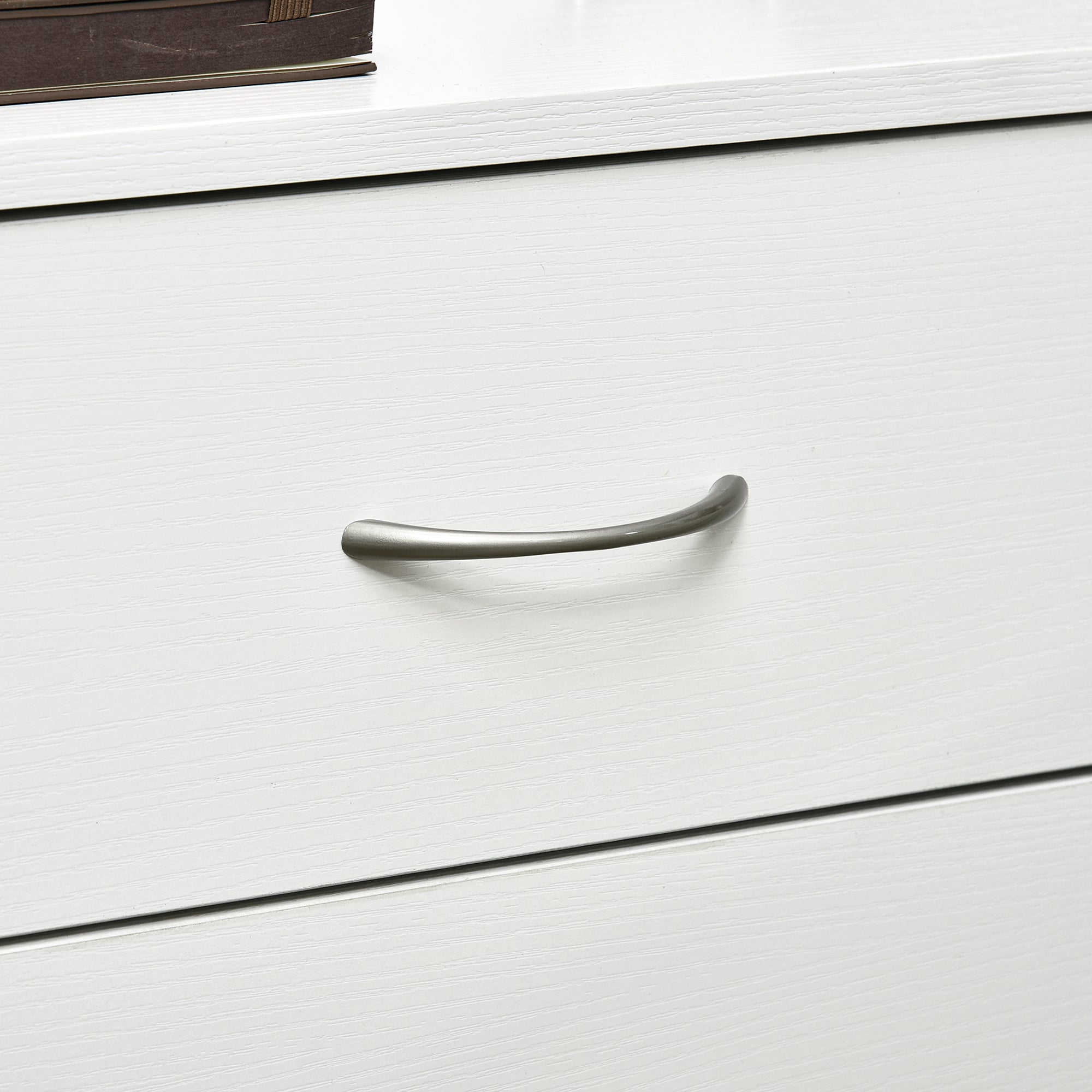 Bedside Table with 3 Drawers, Modern Wood Nightstand, Side End Table for Bedroom, White