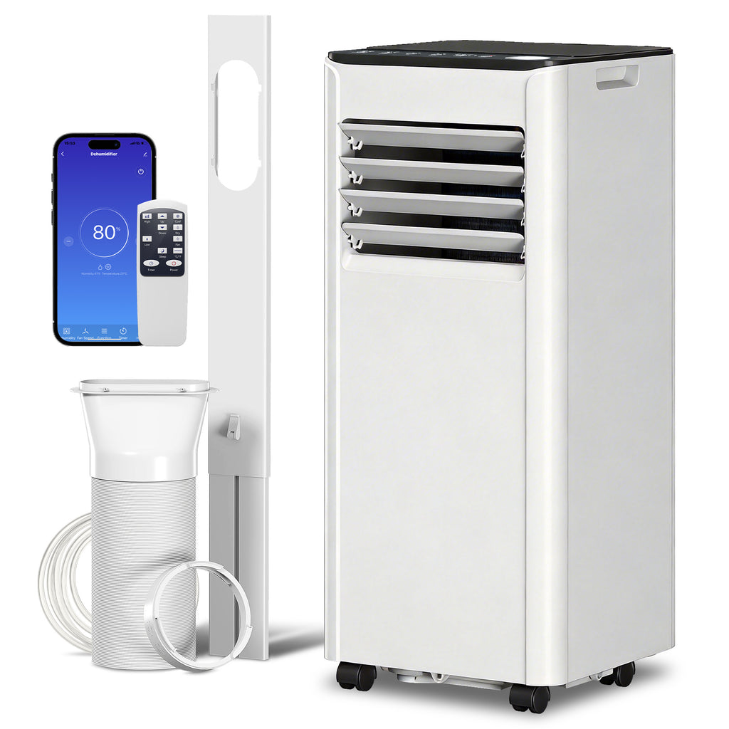 10000 BTU Portable Air Conditioner, AC Unit with Dehumidifier, Fan, WiFi Voice Remote Control, for Room up to 441 Sq. ft