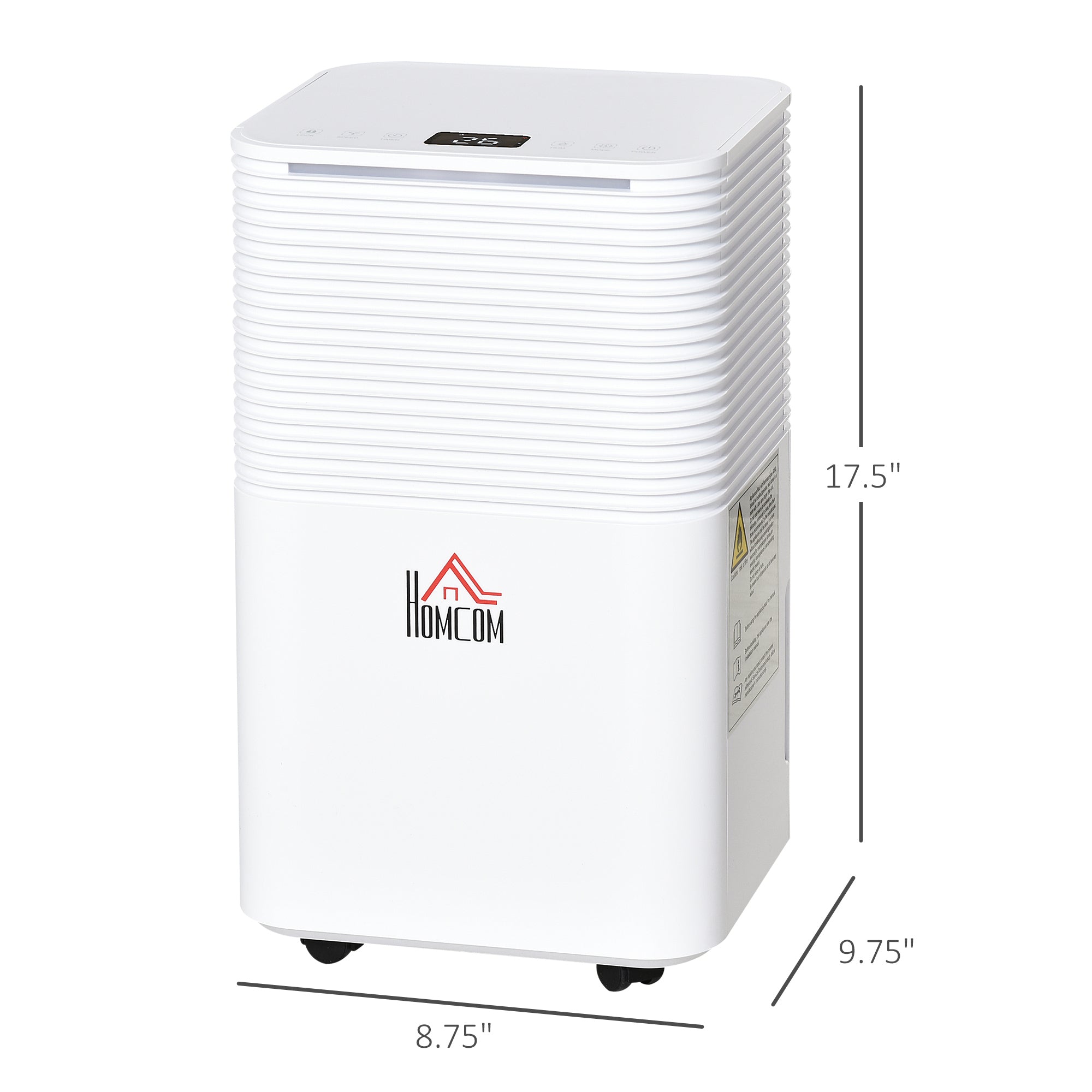 1260 sq.Ft Portable Quiet Dehumidifier for Home Laundry Room Bedroom Basement, 21pt Electric Moisture Air De-Humidifier with 3 Modes