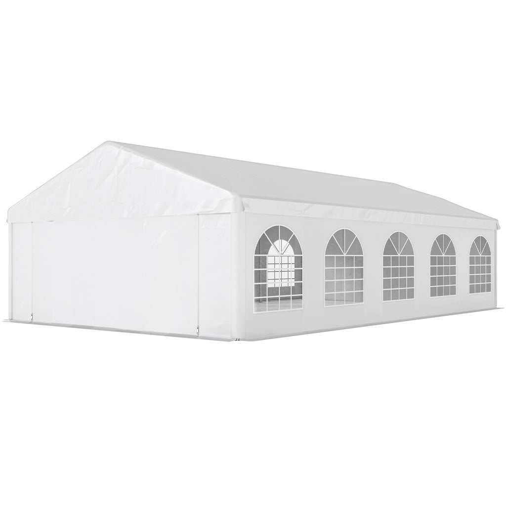 20'x33' Heavy Duty Large Party Tent & Carport with Removable Sidewalls, Portable Garage Canopy Tent, White