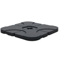 4pc Portable Umbrella Base Weights Garden Parasol Base Outdoor Patio Umbrella Stand Holder Weights, Black