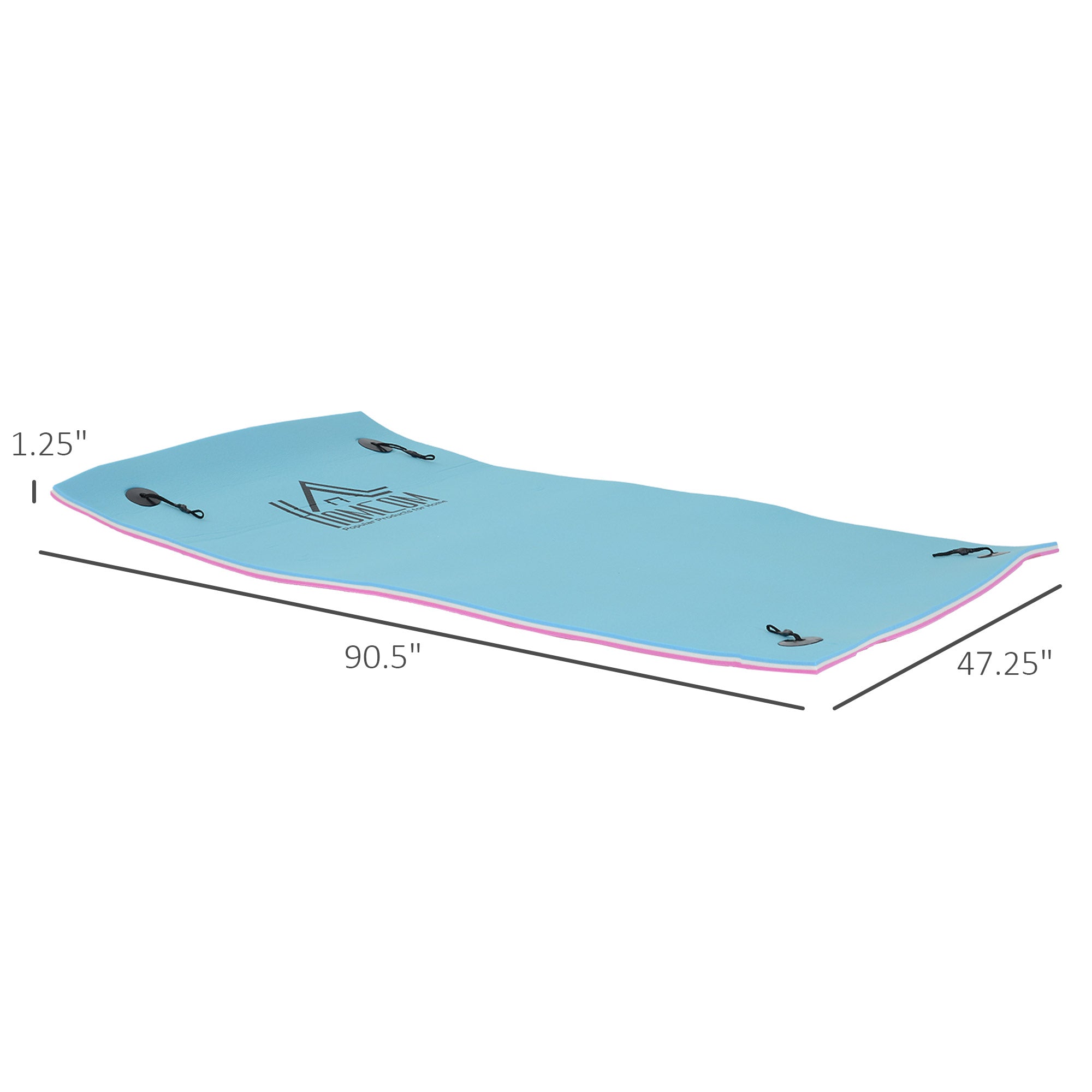 7.5x4ft Floating Mat Floating Lily Pad Water Carpet Float Aqua Mat Water Recreation and Relaxing in Pool Beach Lake