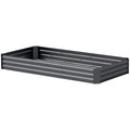 Galvanized Raised Bed, 8' x 4' x 1' Metal Planter Box, Outdoor Garden Box with Open Bottom for Flower Herb Vegetable