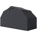 Motorcycle Shelter, Waterproof Motorcycle Cover Tent with 2 Mesh Windows, UV Protected & Dustproof Bike Storage Shed
