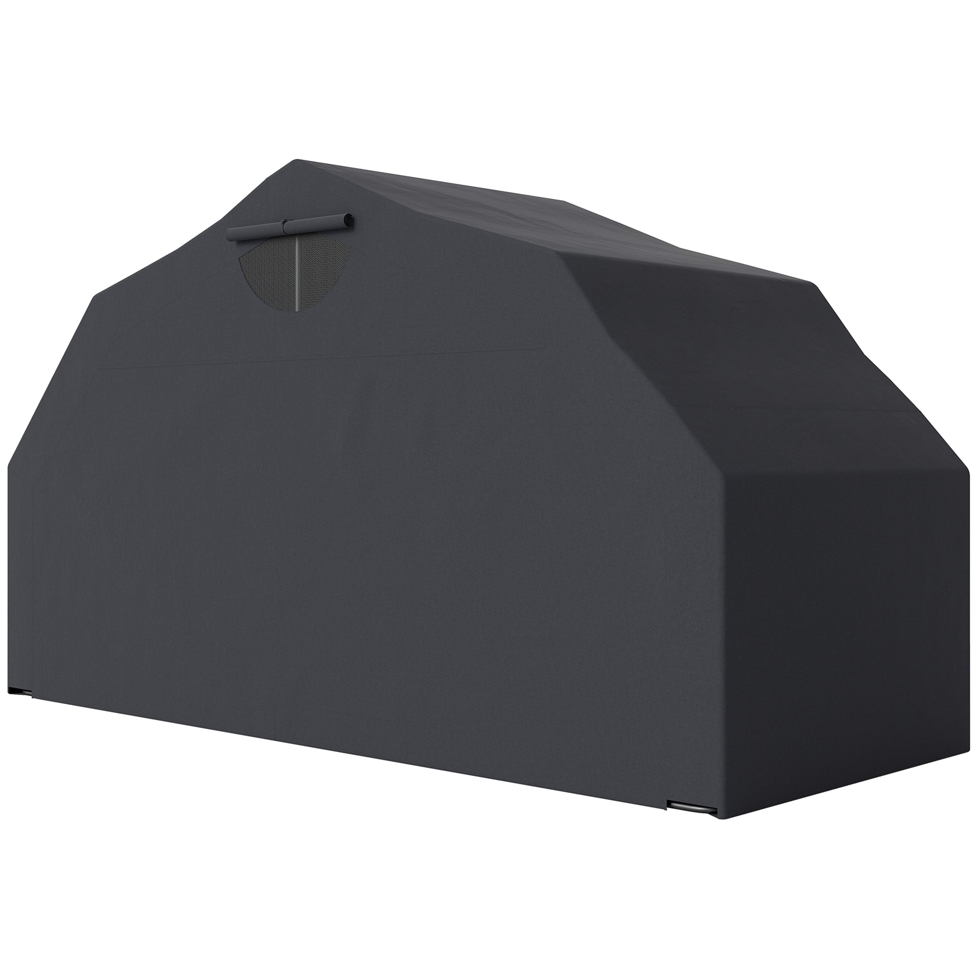 Motorcycle Shelter, Waterproof Motorcycle Cover Tent with 2 Mesh Windows, UV Protected & Dustproof Bike Storage Shed