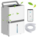 100 Pint Smart Dehumidifier, 5,200 Sq. Ft., WiFi Large Dehumidifier with App, Alexa, Google Voice Control, Drain Hose