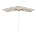 Patio Umbrella Market Patio Sun Umbrella Rectangle Cream White