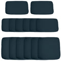 Outdoor Patio Rattan Sofa Set Cushion Polyester Cover Replacement- No Cushion Included