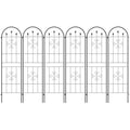 Metal Trellis Set of 6, Garden Trellis for Climbing Plants Support Frames, Arrow Design