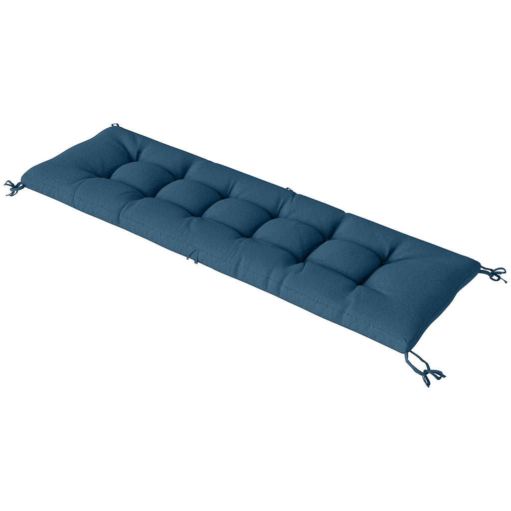 Patio Lounge Chair Cushion, UV50+ Chaise Lounge Chair Cushion with Securing Straps for Patio, 78 x 25.6 inch, Blue