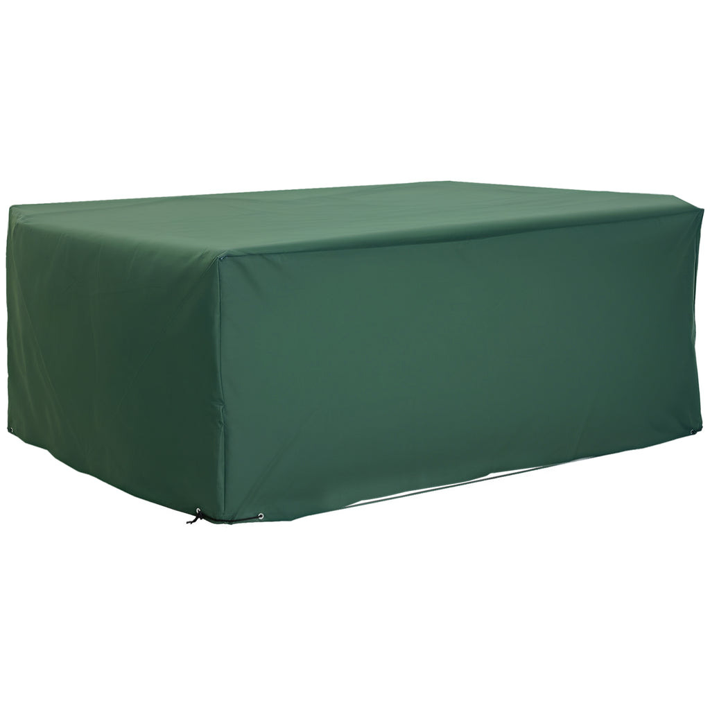 Outdoor Furniture Cover 81" x 57" Waterproof Garden Patio Rattan Wicker UV Rain Protector Oxford Dark Green
