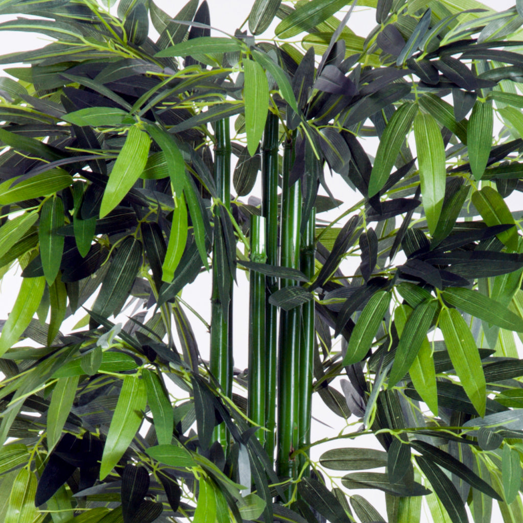 Set of 2 6FT Artificial Bamboo Tree Fake Decorative Plant with Nursery Pot for Indoor Outdoor DÃ©cor