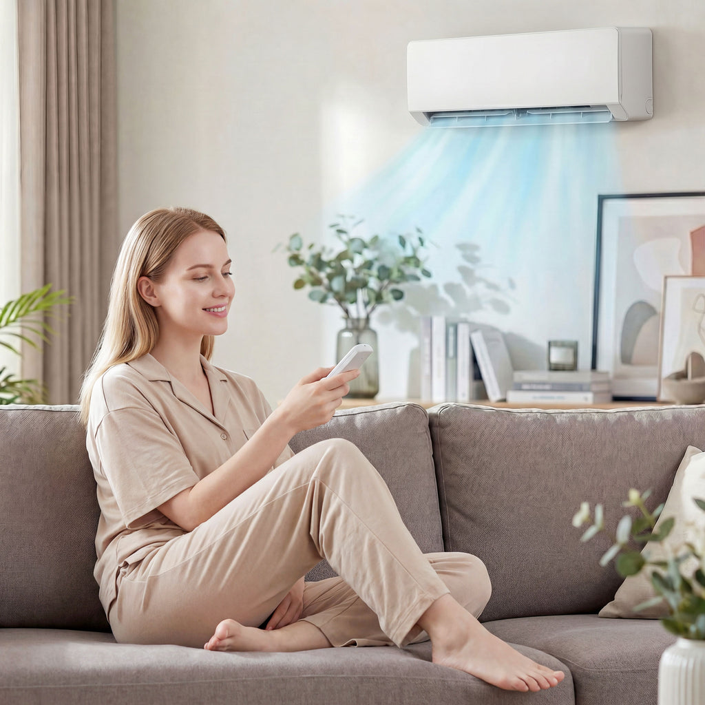 18000 BTU Mini Split Air Conditioner, 22 SEER2 230V Wifi Enabled Inverter AC Unit & Heat Pump Cools up to 1250 Sq. Ft