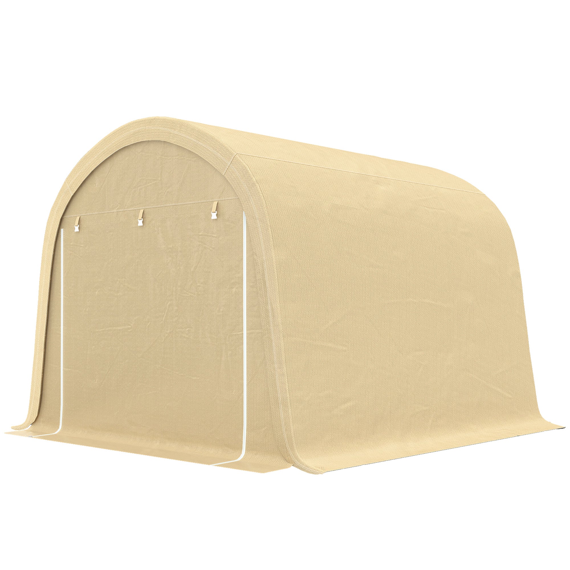 10' x 10' Outdoor Storage Tent, Heavy Duty and Waterproof Portable Shed for Bike, Motorcycle & Garden Tools