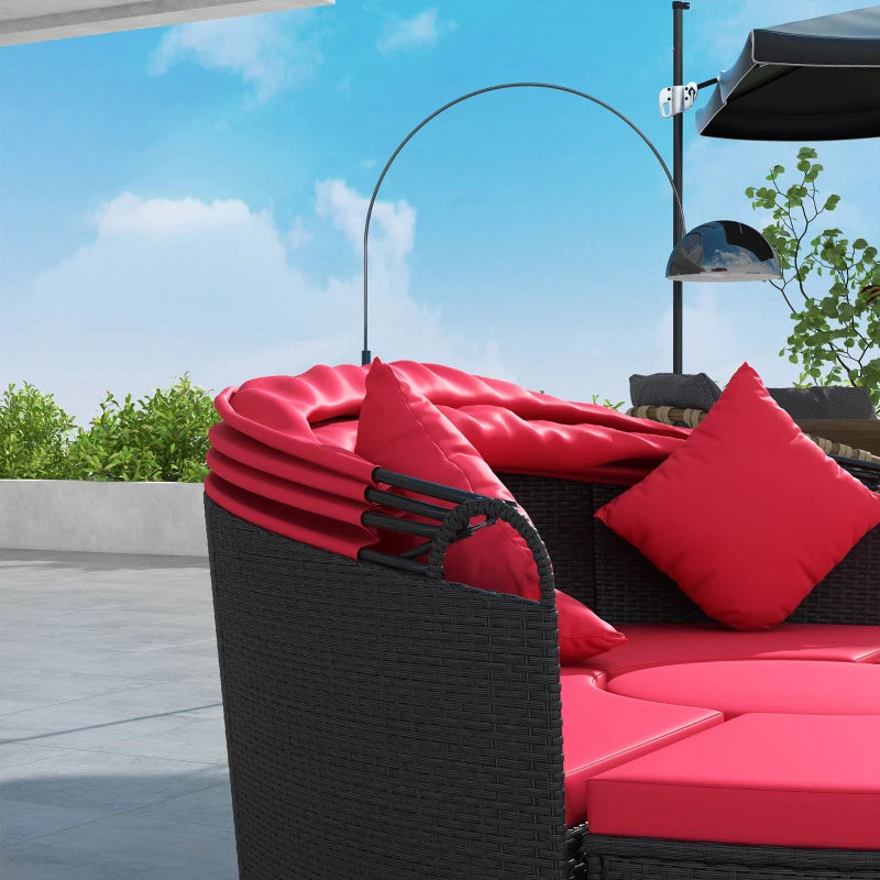 Affordable patio lounge furniture with PE rattan wicker construction