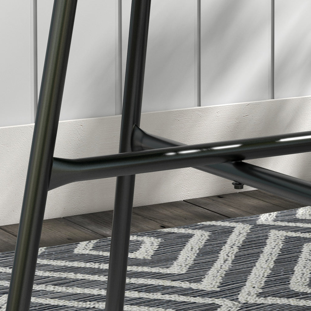 Rattan Side Table, Round Outdoor Table, with Round PE Rattan and Tempered Glass Table Top for Patio, Garden, Grey
