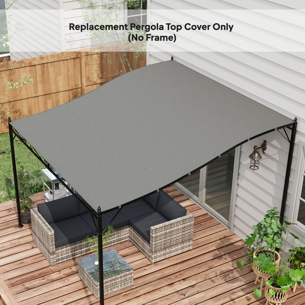 Pergola Canopy Replacement, Pergola Shade Cover for 10' x 10' Pergola ( 84C-038 Series), Dark Grey