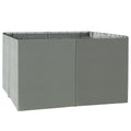 Gazebo Curtains, 10' x 12' Universal Replacement Privacy Curtain, 4-Panels Sidewall with Hooks/C-Rings, Dark Grey
