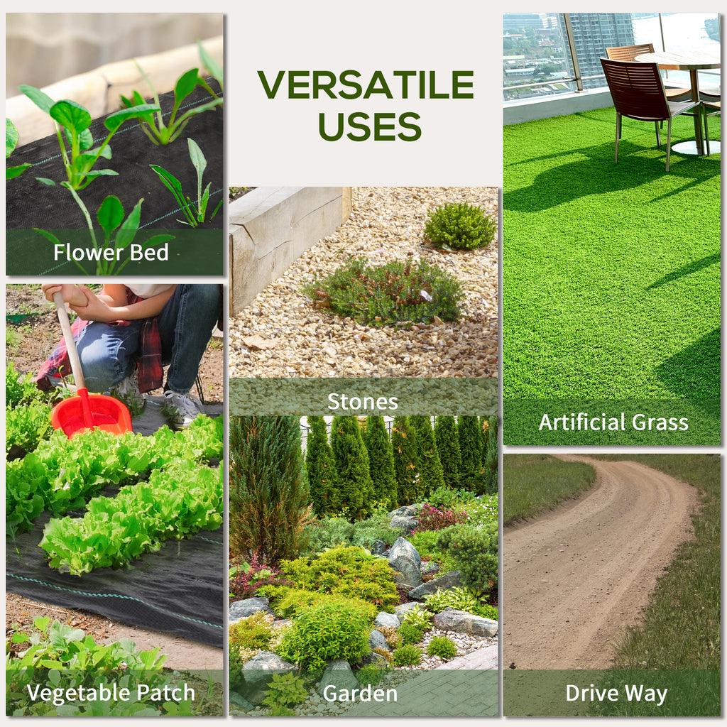 3ft x 300ft Weed Barrier, Landscape Fabric, for Greenhouse Yard Garden Weed Control, Heavy-Duty & Easy Setup, 2oz