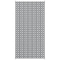 Reversible Outdoor Rug, Waterproof Plastic Straw RV Rug with Carry Bag, 9' x 18', Black and White Clover
