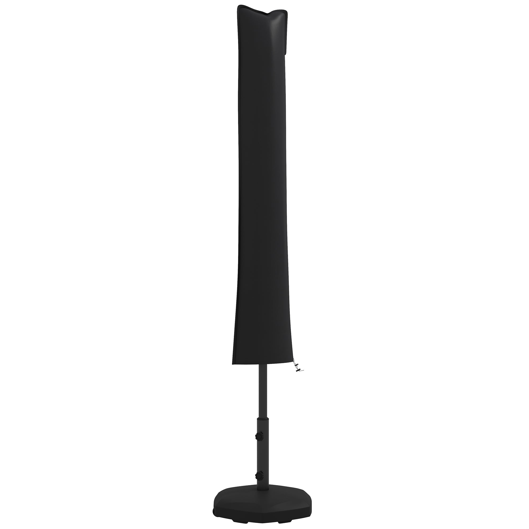Parasol Cover, Patio Cantilever Cover, Banana Umbrella Cover with Zipper, Black