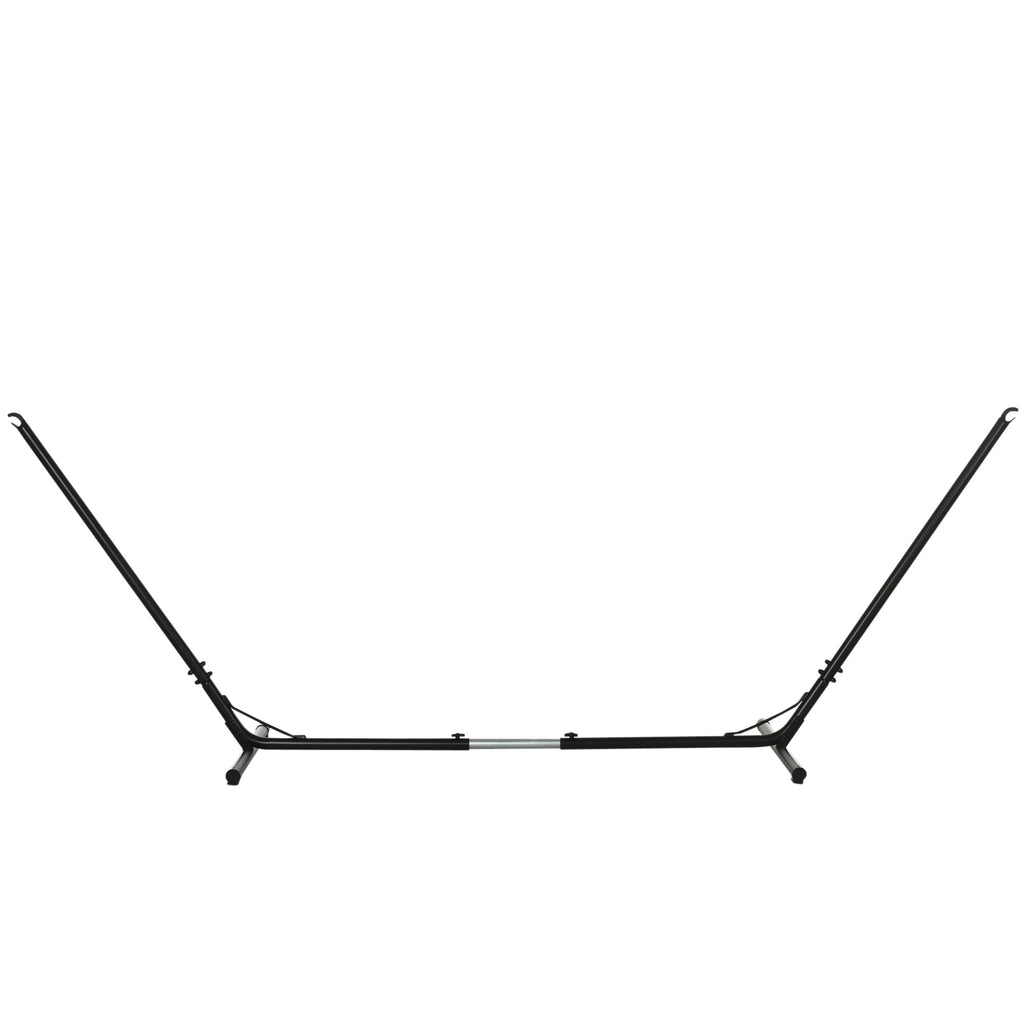 Adjustable Hammock Stand, Fits 10-13 ft Hammocks Up to 264lbs Capacity,Black