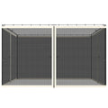 Replacement Mosquito Netting for Gazebo 10' x 12' Black Screen Walls for Canopy with Zippers, Cream White